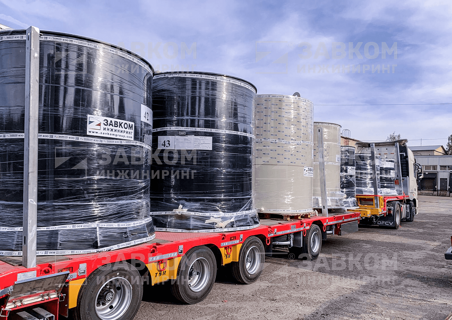 قامت شركة زافكوم إنجينيرينك بتوريد المعدات كجزء من تنفيذ محطات المعالجة المركزية في مكب النفايات"سولزانسكي"