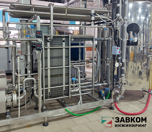 Flush pasteurizer for a domestic brewery from ZAVKOM-ENGINEERING LLC