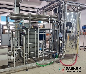 Поточный пастеризатор для отечественной пивоварни от ООО «ЗАВКОМ-ИНЖИНИРИНГ»