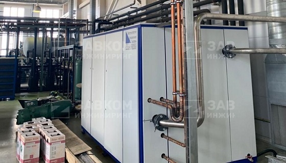 Production area and filling of vegetable oils and fats