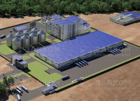 Завод по глубокой переработке гороха