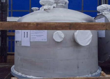 Ректификационная колонна с комплектом теплообменников 6 450x326 Ректификационная колонна с комплектом теплообменников