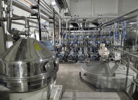 Установка очистки Б-крахмала