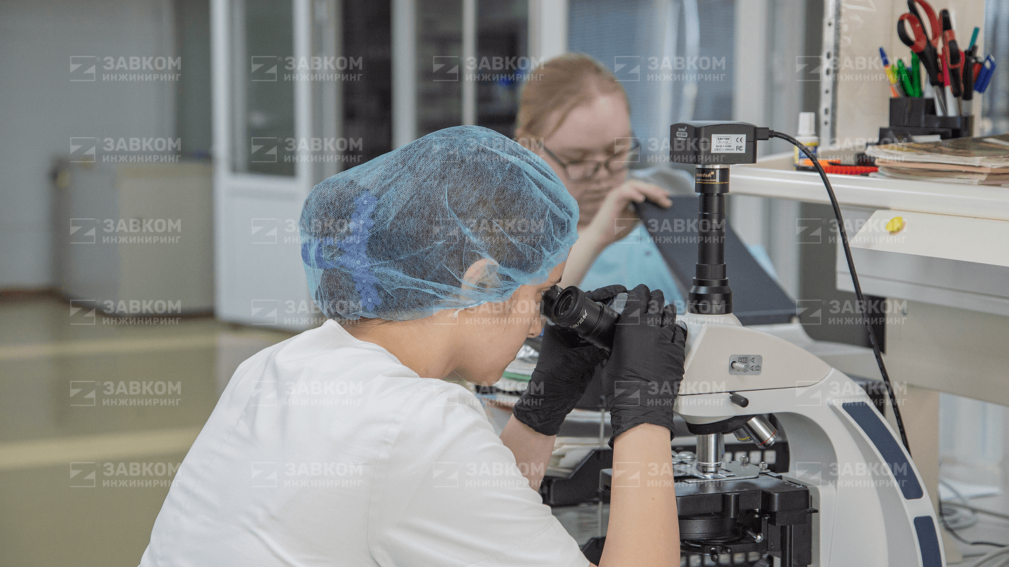 Plant for the production of enzyme preparations