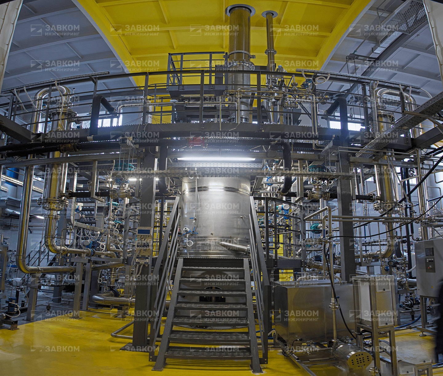 Установка по выпуску микробного белка из природного газа на опытно-экспериментальном производстве