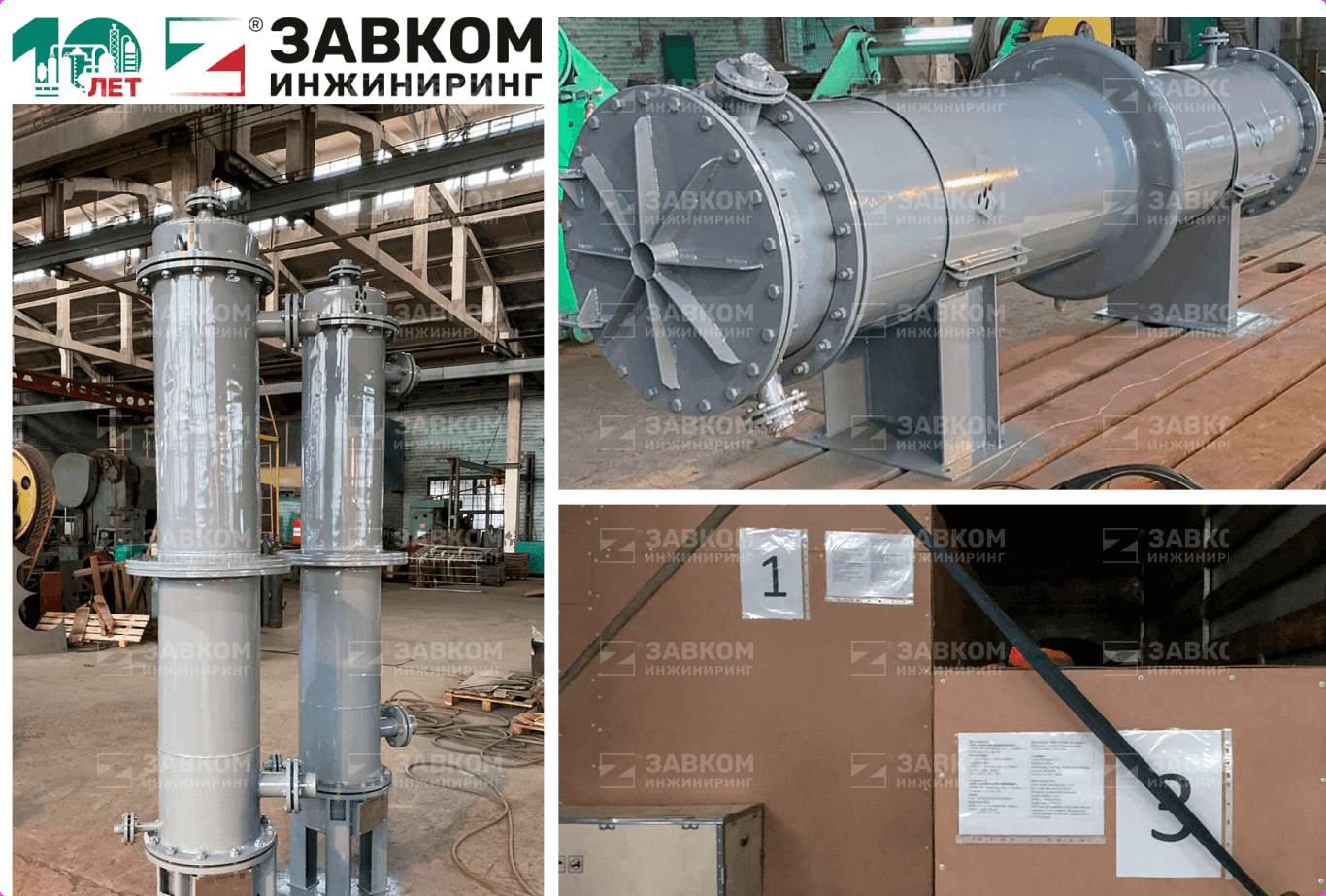 Теплообменное оборудование для браго­&shy;ректификационной установки