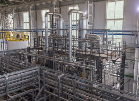 Узлы выпаривания солевого концентрата для полигона промышленных отходов