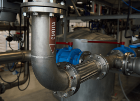 Установка производства смол