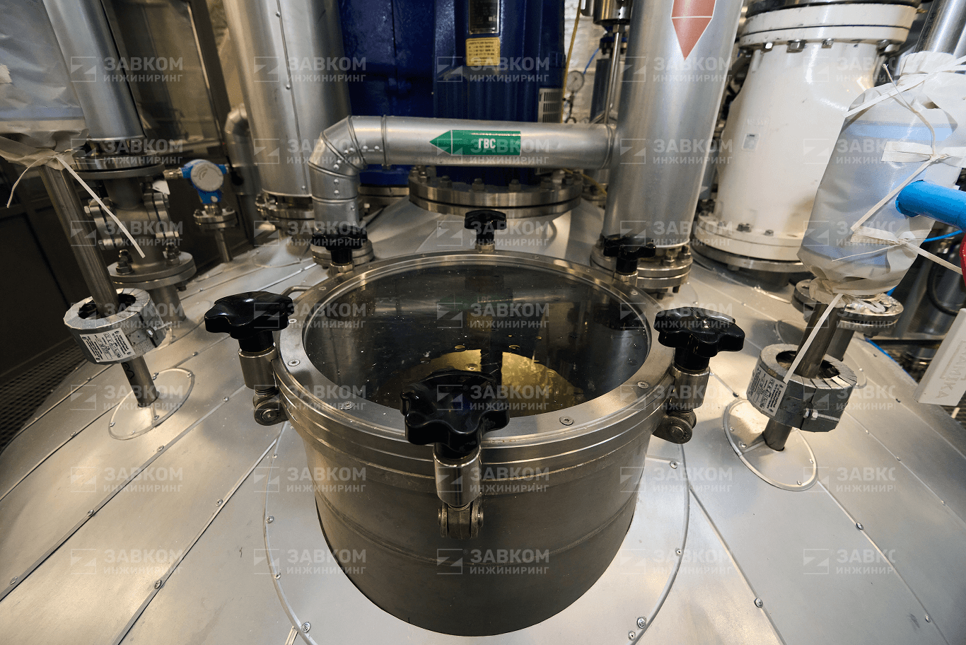 Установка производства смол