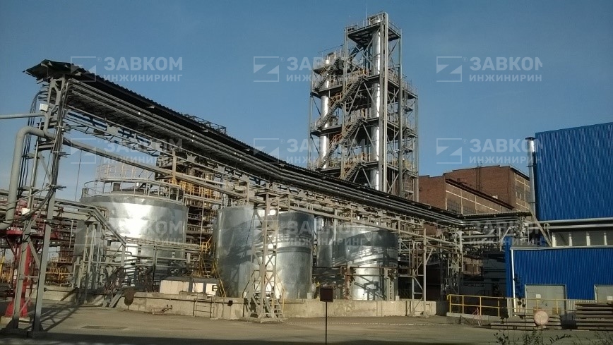 Installation of naphthalene production