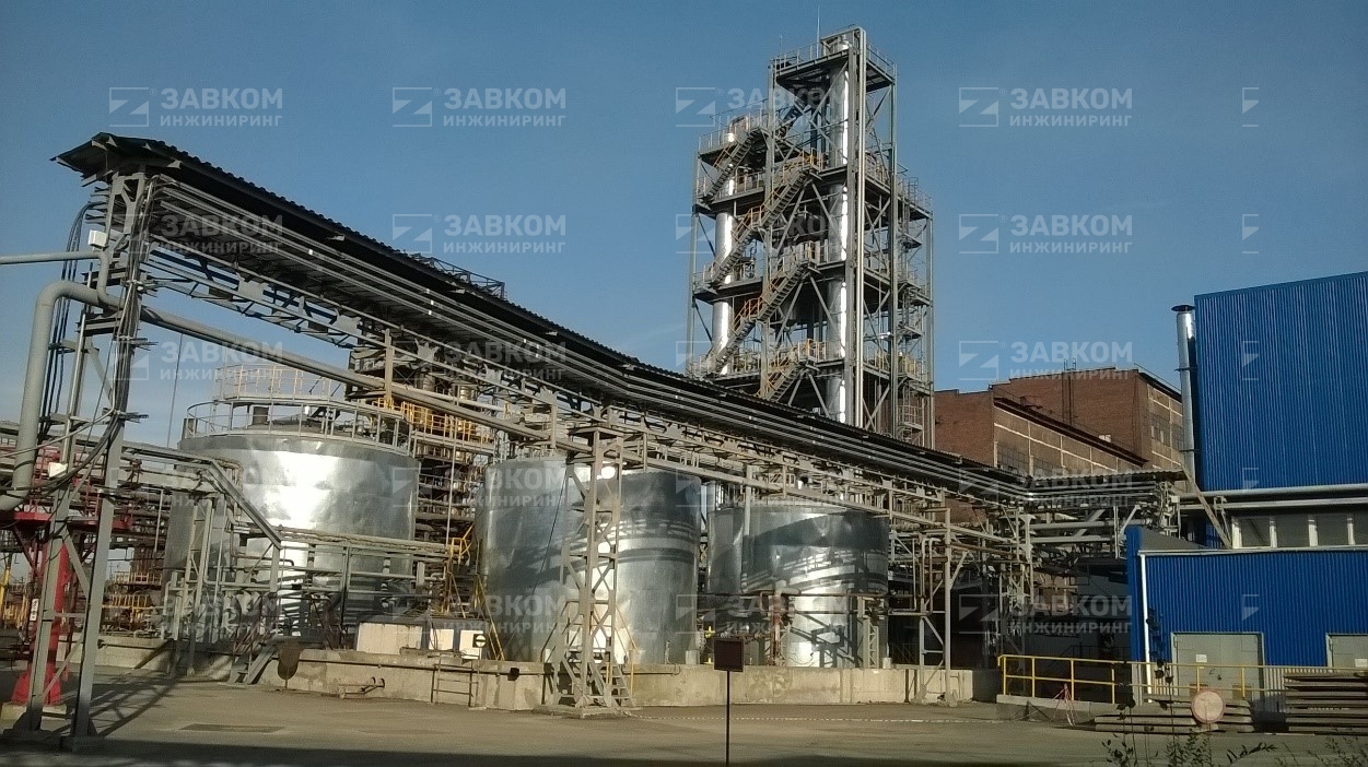 Project for obtaining technical naphthalene