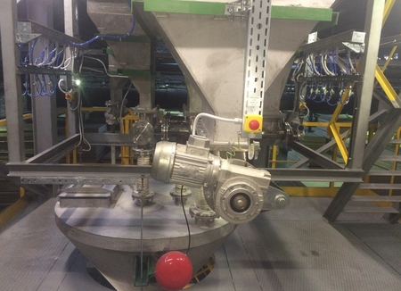 Unit was put into operation Installation of preparation of adhesive composition