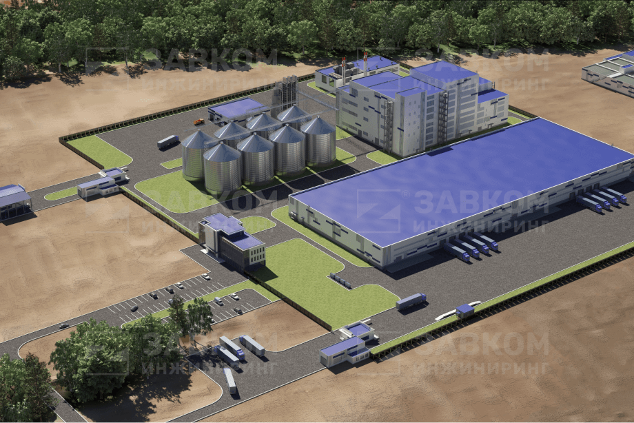 Разработка концептуального проекта строительства завода по глубокой переработке гороха мощностью 70 000 тонн в год