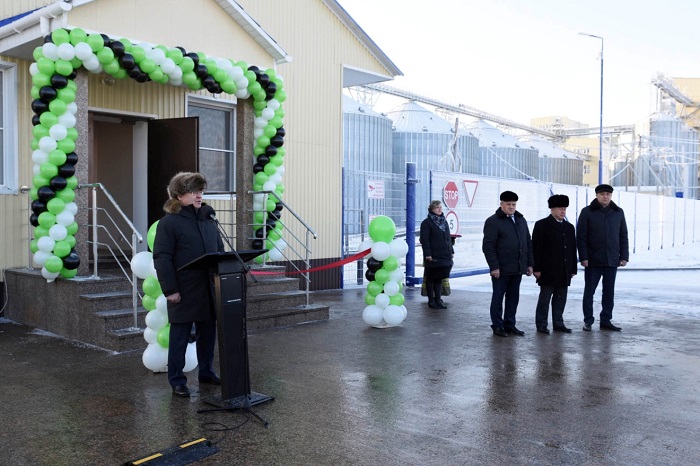 The third stage of the plant of JSC "AminoSib" for grain processing was launched in Ishim