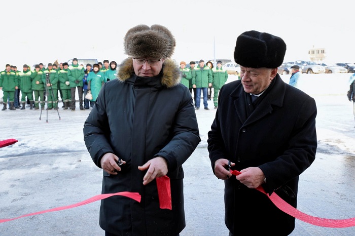 The third stage of the plant of JSC "AminoSib" for grain processing was launched in Ishim