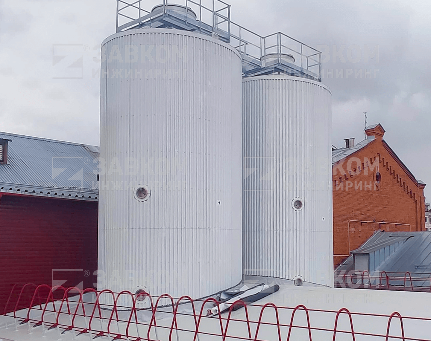 Complete delivery of a fermentation unit and a CIP-washing station for the oldest brewery in Kurgan