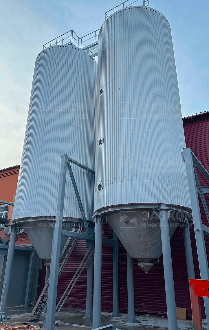 Complete delivery of a fermentation unit and a CIP-washing station for the oldest brewery in Kurgan